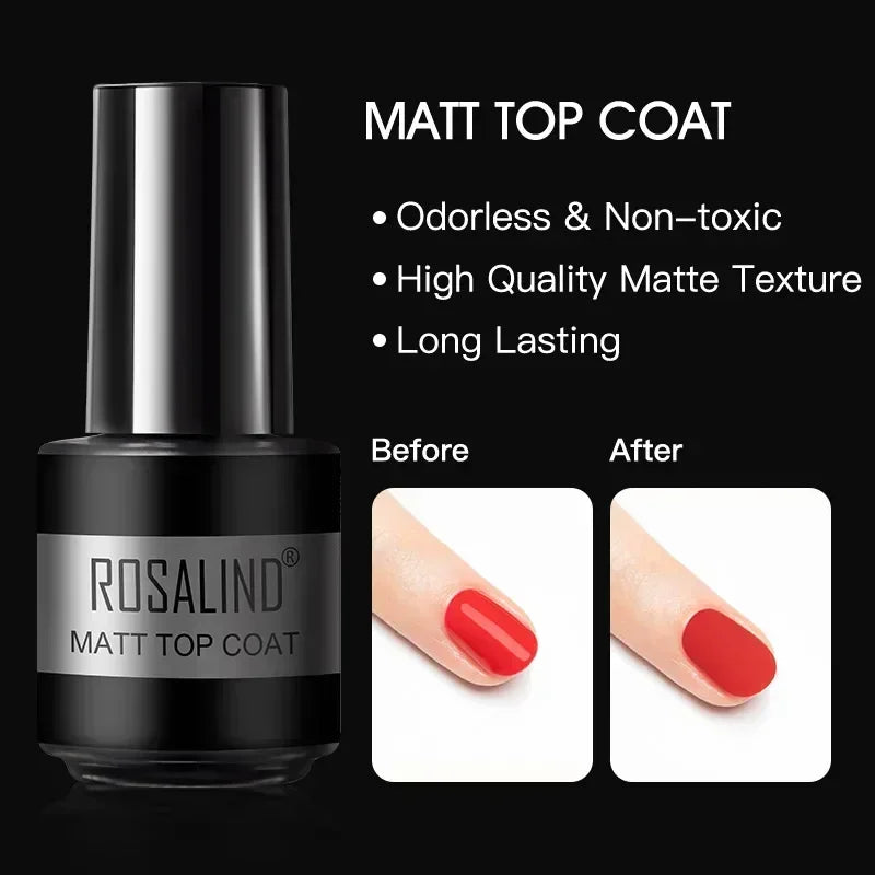 ROSALIND gel nail polish colors For Nail Art Soak Off Semi-permanent UV LED en gel temperature nail polish Christmas nail