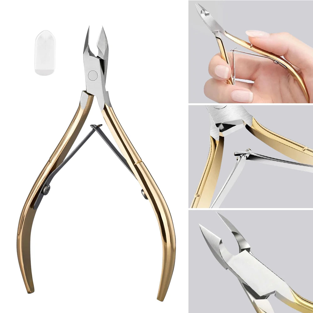 Stainless Steel Cuticle Nipper - Precision Manicure Tool