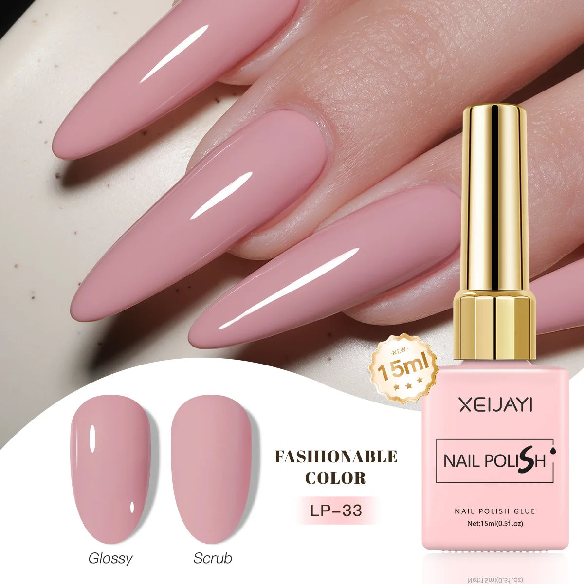 Gel Nail Polish: Nail Varnish Gel 60 Colors - Gloss, Matte, Ice-Clear Finish