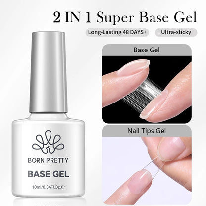 Jelly Nude Gel Nail Polish 10ml - Light Pink Peach UV Cure