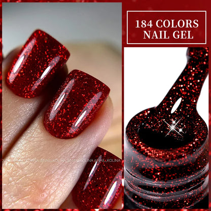 Gel Nail Polish - Dark Brown Autumn Winter Colors