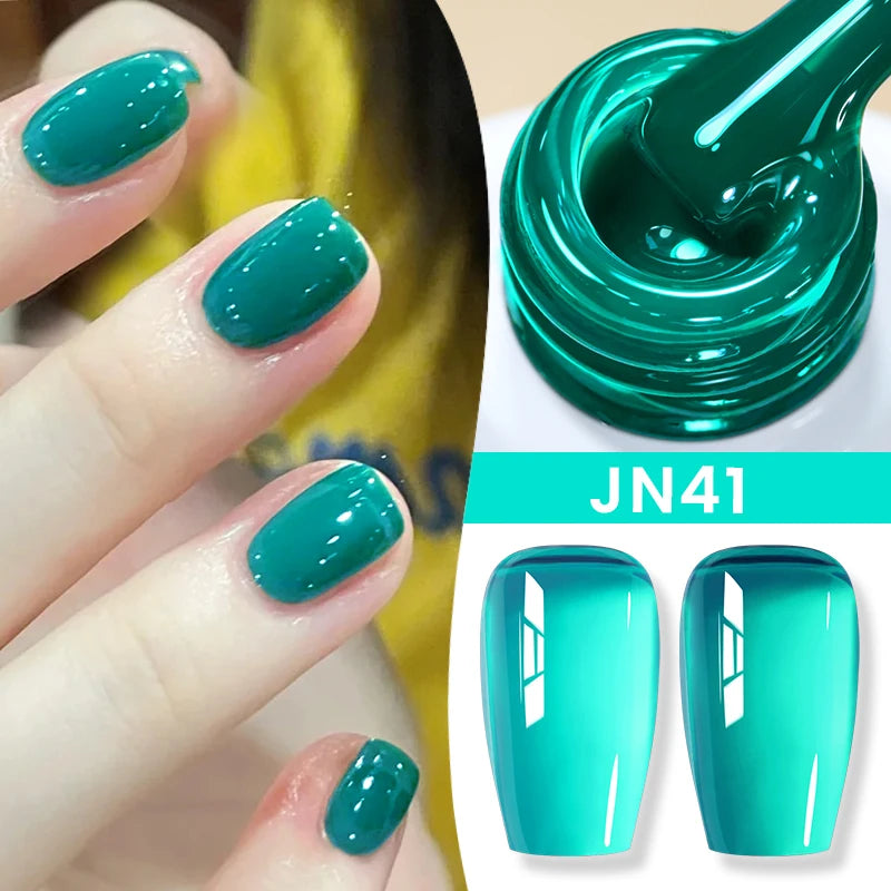 Jelly Nude Gel Nail Polish - 50 Colors, UV LED Soak Off