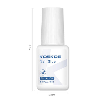 KOSKOE 5g Nail Tips Gel - Multifunctional DIY Manicure Glue