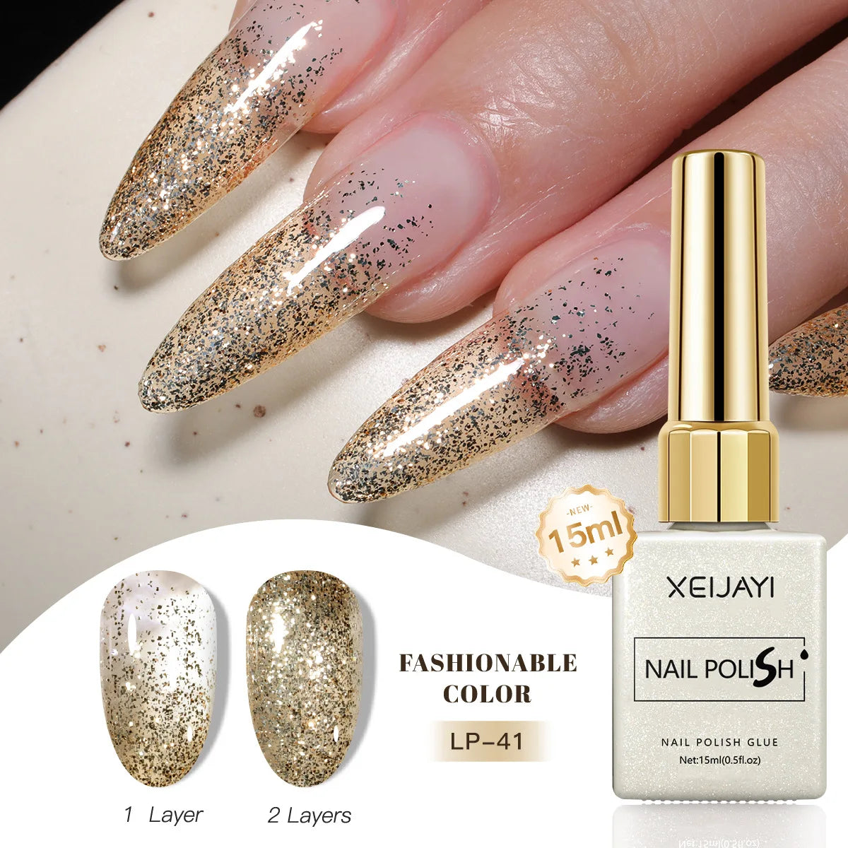 Gel Nail Polish: Nail Varnish Gel 60 Colors - Gloss, Matte, Ice-Clear Finish