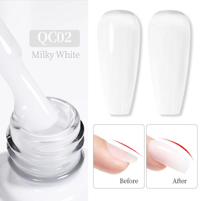 Jelly Nude Gel Nail Polish - 50 Colors, UV LED Soak Off