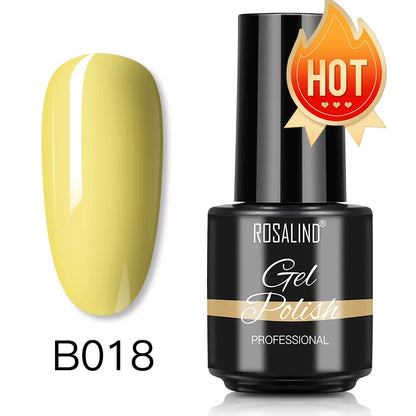ROSALIND gel nail polish colors For Nail Art Soak Off Semi-permanent UV LED en gel temperature nail polish Christmas nail