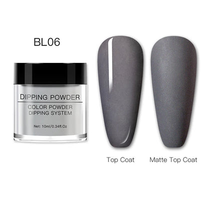 Glitter Nail Dipping Powder - Pink, No Lamp, 5/10g