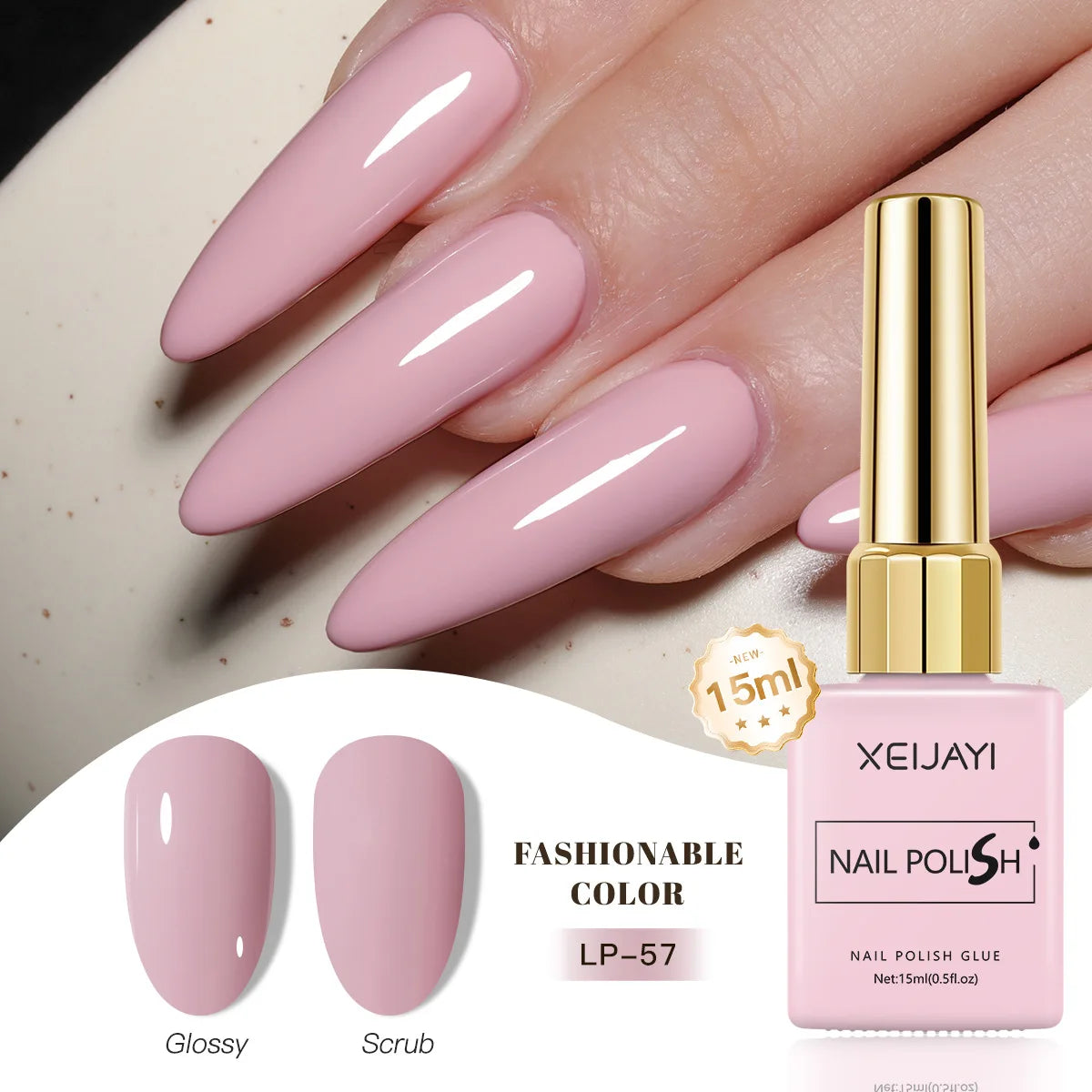 Gel Nail Polish: Nail Varnish Gel 60 Colors - Gloss, Matte, Ice-Clear Finish