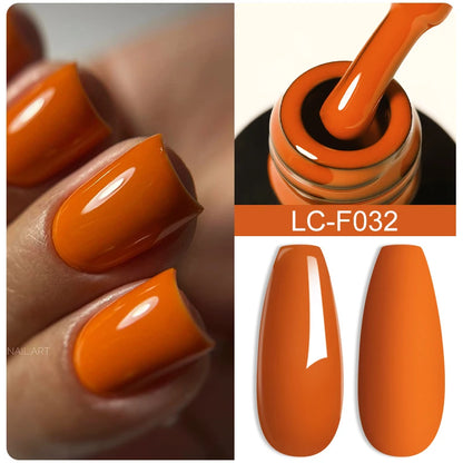 LILYCUTE 8ml Pink Natural Dried Flower Gel Nail Polish Summer Colorful Fairy Series Manicure Painting Soak Off Nail Art UV Gel