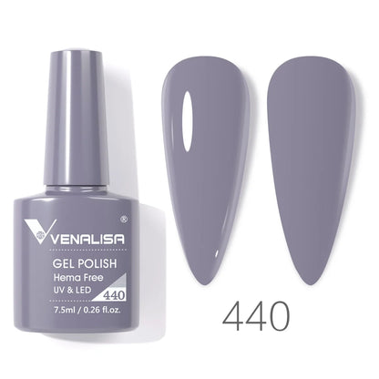 Venalisa VIP4 7.5ml Gel Nail Polish Hema Free Full Coverage Beautiful Semi Permanent Soak Off UV LED Gel Nail Polish Gel Lacquer
