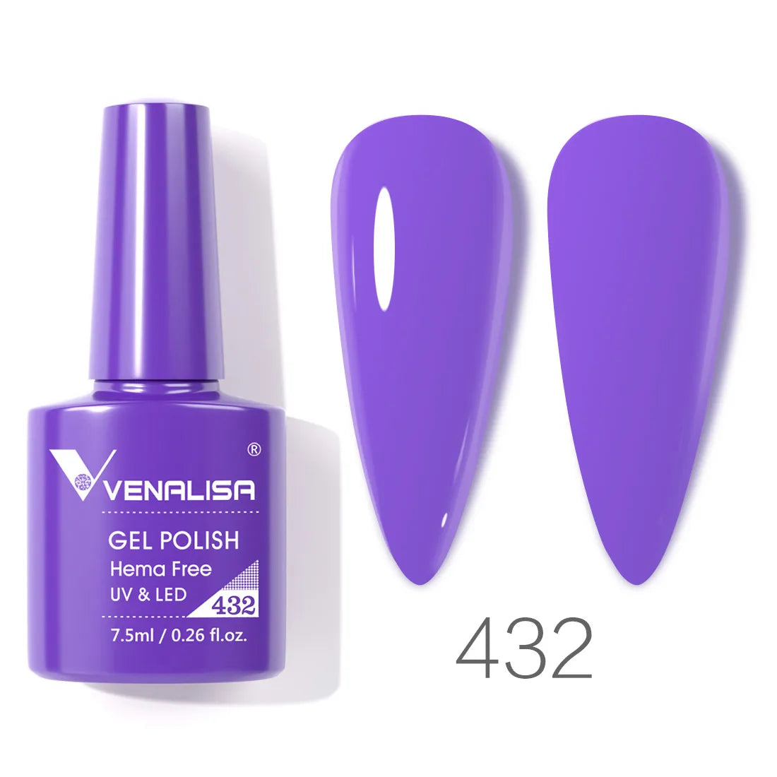 Venalisa VIP4 7.5ml Gel Nail Polish Hema Free Full Coverage Beautiful Semi Permanent Soak Off UV LED Gel Nail Polish Gel Lacquer