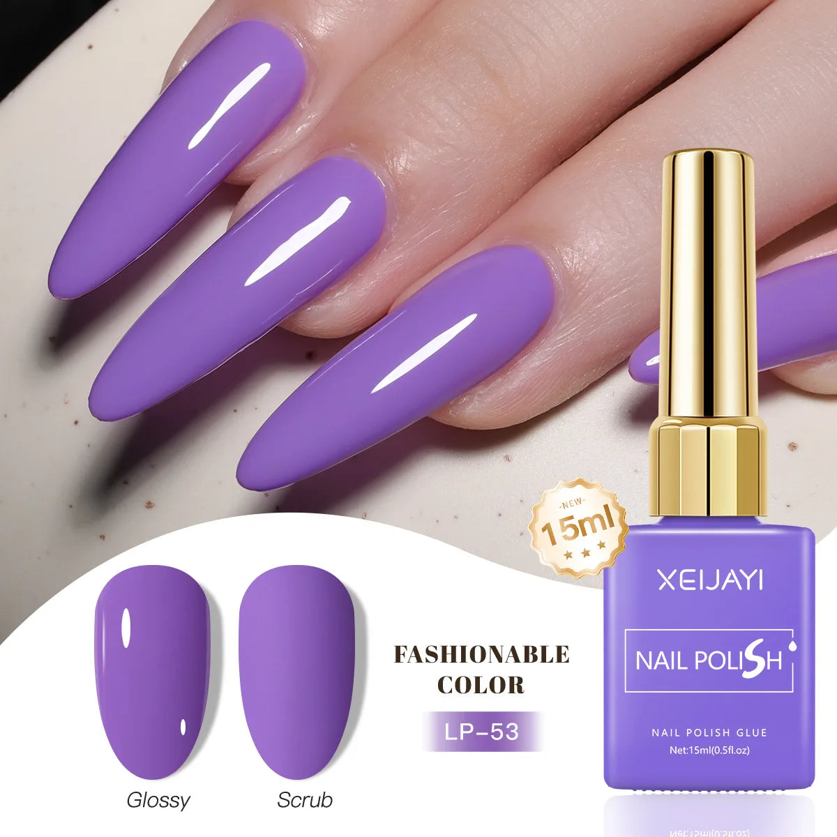 Gel Nail Polish: Nail Varnish Gel 60 Colors - Gloss, Matte, Ice-Clear Finish