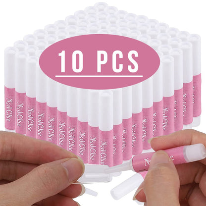 Fast Dry Nail Glue 2g - Strong Bond for Tips & Rhinestones