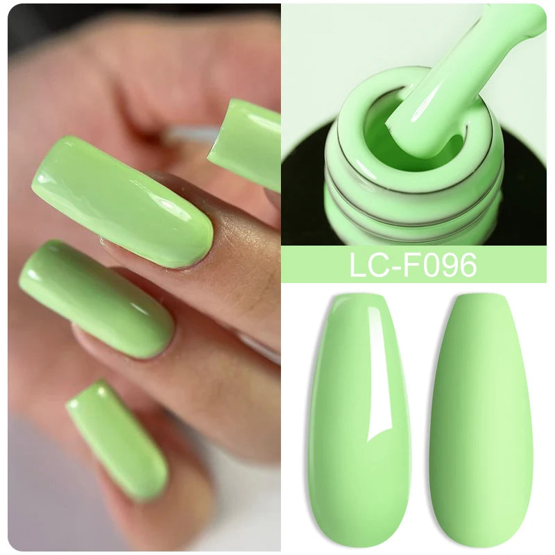 LILYCUTE 8ml Pink Natural Dried Flower Gel Nail Polish Summer Colorful Fairy Series Manicure Painting Soak Off Nail Art UV Gel