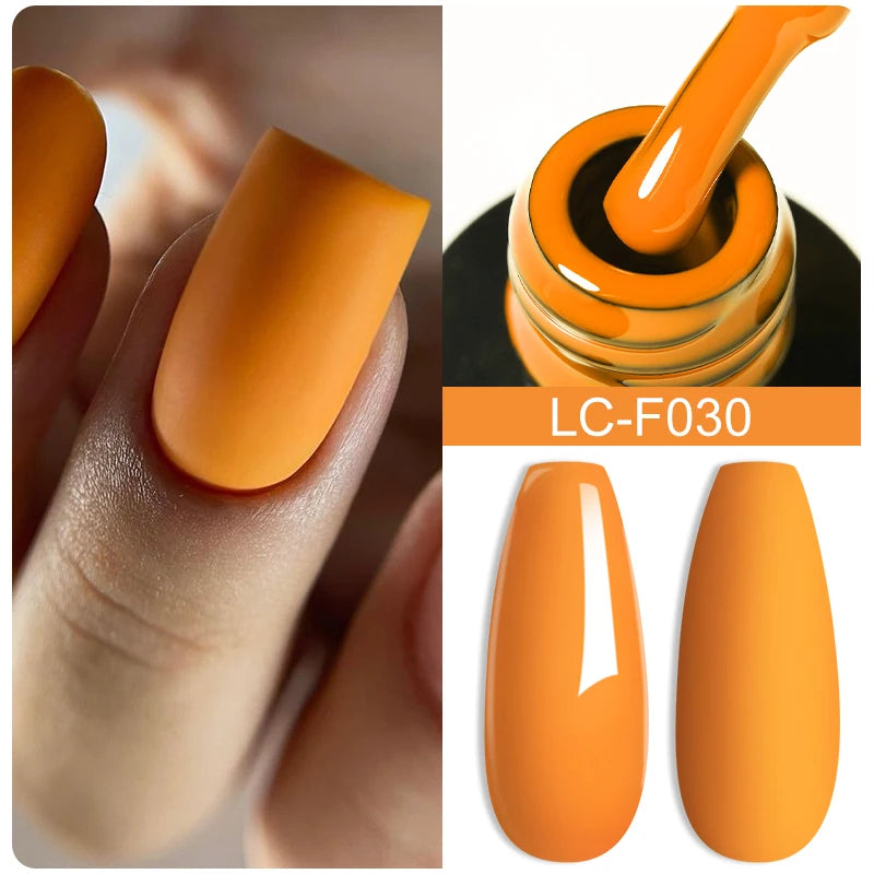 LILYCUTE 8ml Pink Natural Dried Flower Gel Nail Polish Summer Colorful Fairy Series Manicure Painting Soak Off Nail Art UV Gel