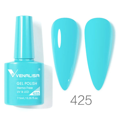 Venalisa VIP4 7.5ml Gel Nail Polish Hema Free Full Coverage Beautiful Semi Permanent Soak Off UV LED Gel Nail Polish Gel Lacquer