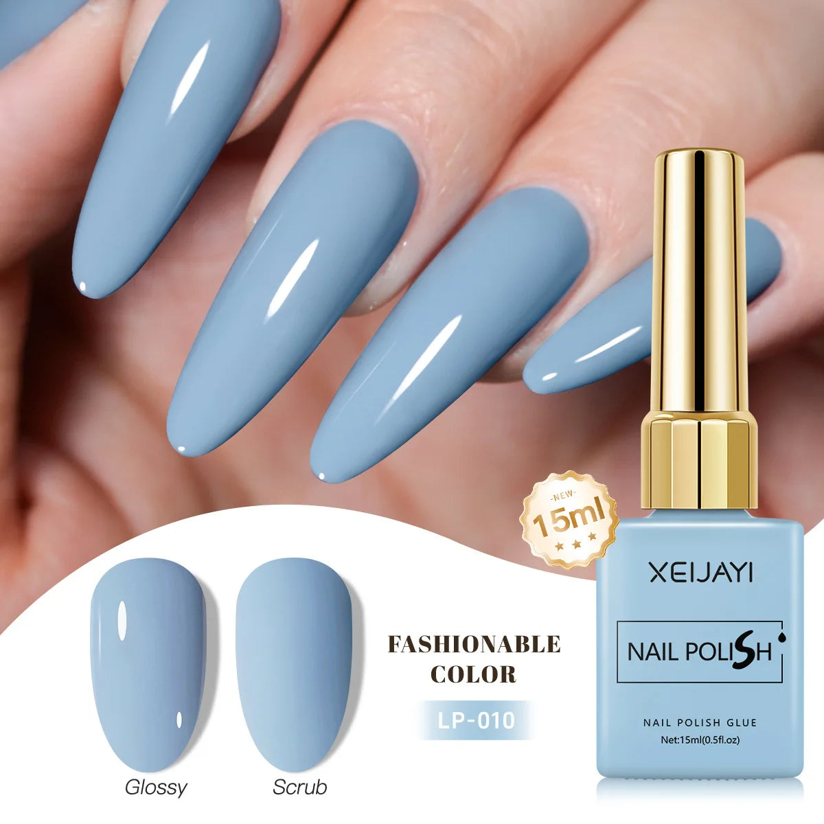 Gel Nail Polish: Nail Varnish Gel 60 Colors - Gloss, Matte, Ice-Clear Finish