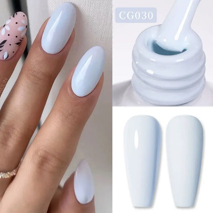 Jelly Nude Gel Nail Polish 10ml - Light Pink Peach UV Cure