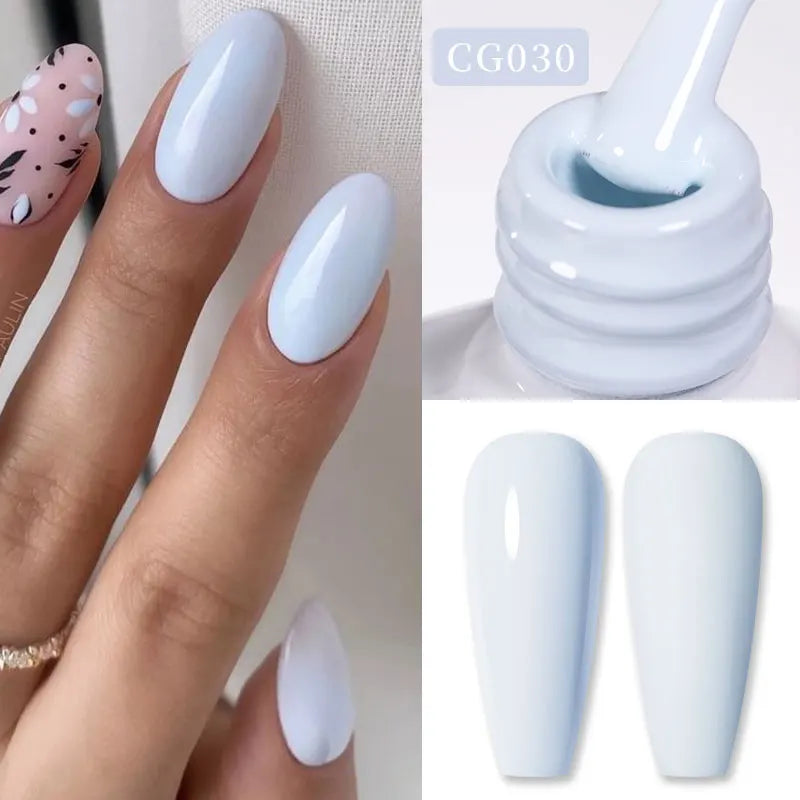 Jelly Nude Gel Nail Polish 10ml - Light Pink Peach UV Cure