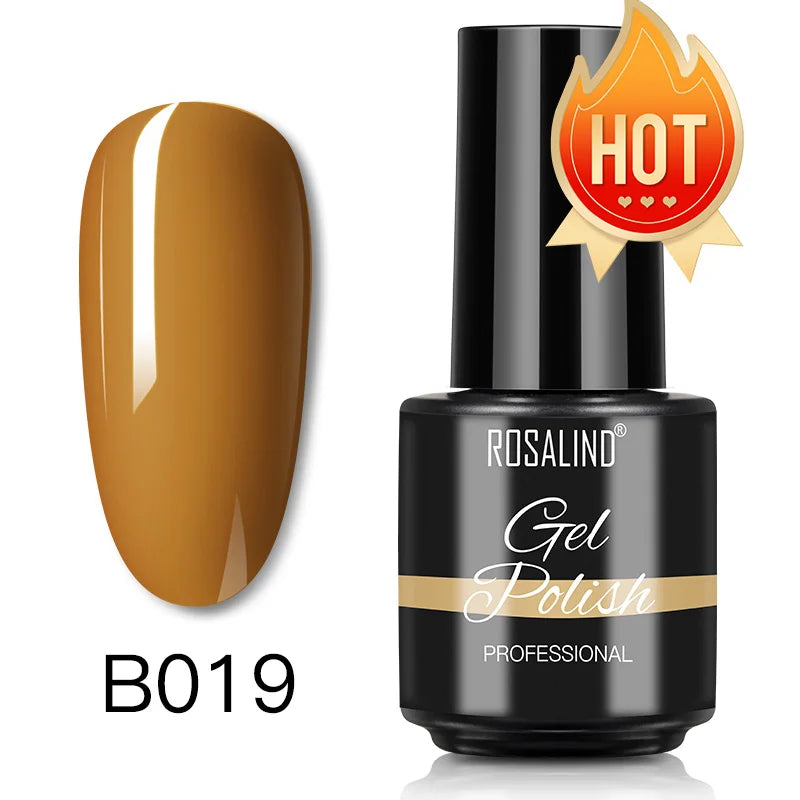 ROSALIND gel nail polish colors For Nail Art Soak Off Semi-permanent UV LED en gel temperature nail polish Christmas nail