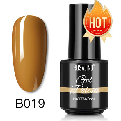 ROSALIND gel nail polish colors For Nail Art Soak Off Semi-permanent UV LED en gel temperature nail polish Christmas nail