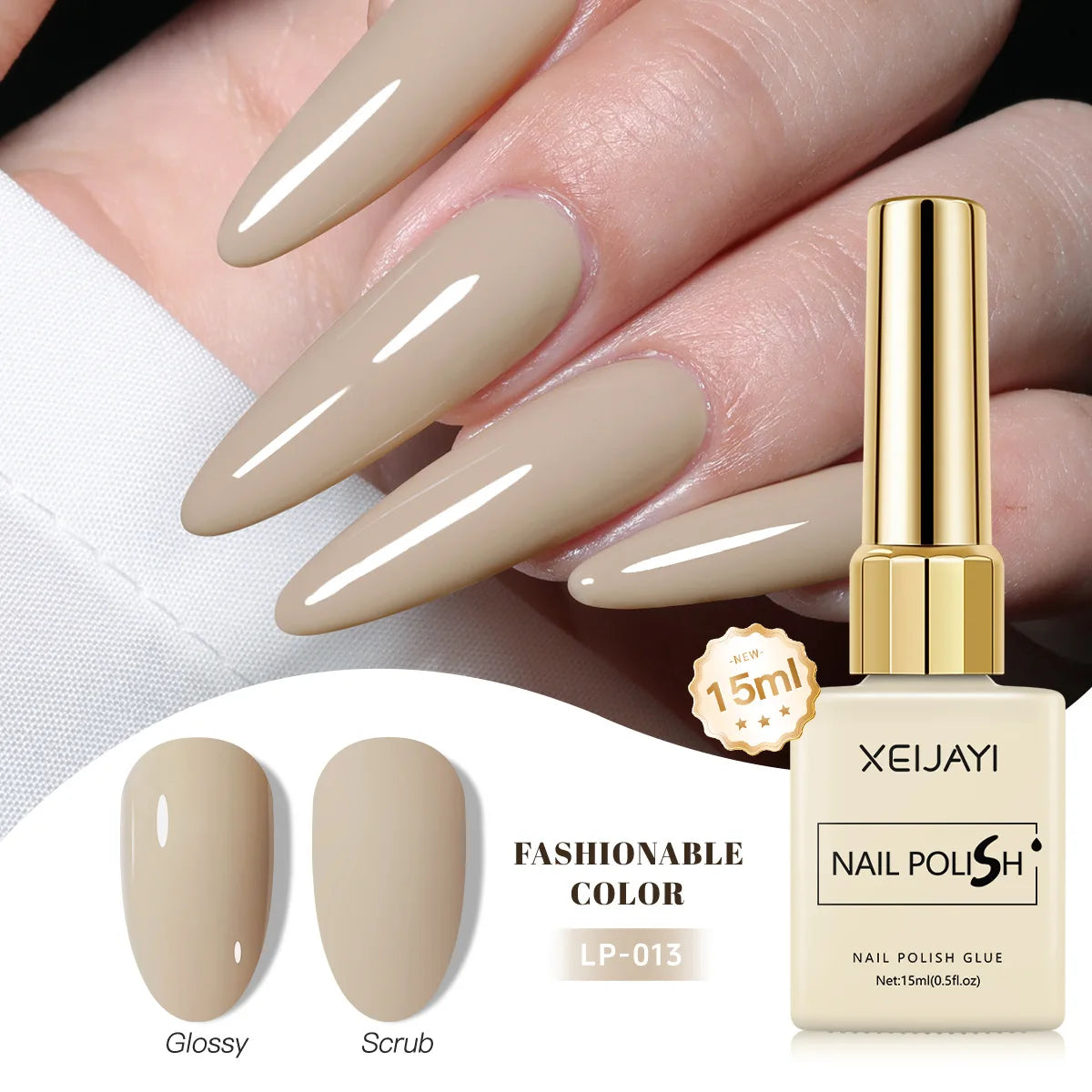 Gel Nail Polish: Nail Varnish Gel 60 Colors - Gloss, Matte, Ice-Clear Finish