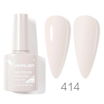 Venalisa VIP4 7.5ml Gel Nail Polish Hema Free Full Coverage Beautiful Semi Permanent Soak Off UV LED Gel Nail Polish Gel Lacquer