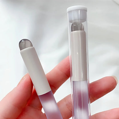 1PC Silicone Nail Art Brush Mini Round Head Soft Gel Pusher Cuticle Cleaner Manicure Dustproof