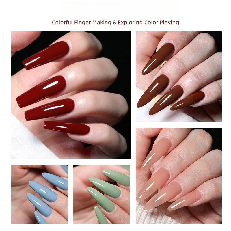 Gel Nail Polish: Nail Varnish Gel 60 Colors - Gloss, Matte, Ice-Clear Finish
