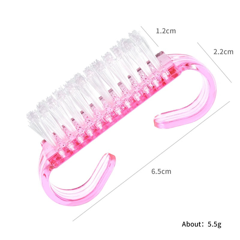 Nail Brush Cleaner: Colorful Soft Dust Remover Tool
