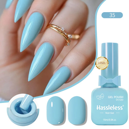 Single-Use 15ml Gel Nail Polish - Easy Home/Salon Manicure