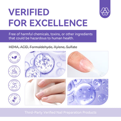 Nail Primer: SAVILAND Nail Primer & Dehydrator Set - 15ML Acid-Free Gel