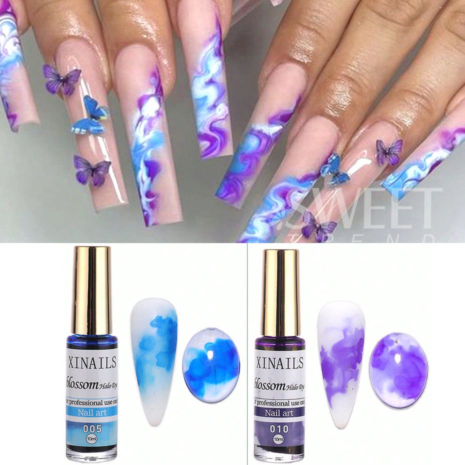 Gel Nail Polish: Blooming Nail Gel - Marble Watercolor Ink 10ml