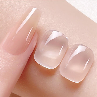 Jelly Nude Gel Nail Polish 10ml - Light Pink Peach UV Cure