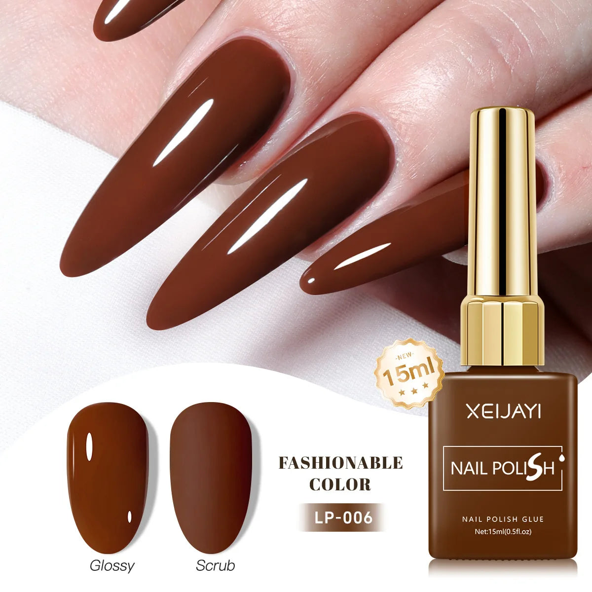 Gel Nail Polish: Nail Varnish Gel 60 Colors - Gloss, Matte, Ice-Clear Finish