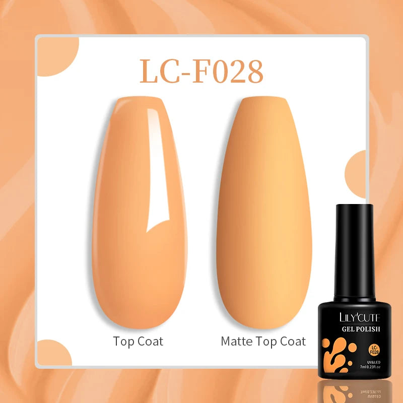 LILYCUTE 8ml Pink Natural Dried Flower Gel Nail Polish Summer Colorful Fairy Series Manicure Painting Soak Off Nail Art UV Gel