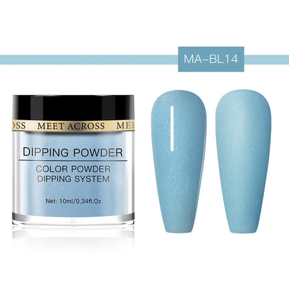 Glitter Nail Dipping Powder - Pink, No Lamp, 5/10g