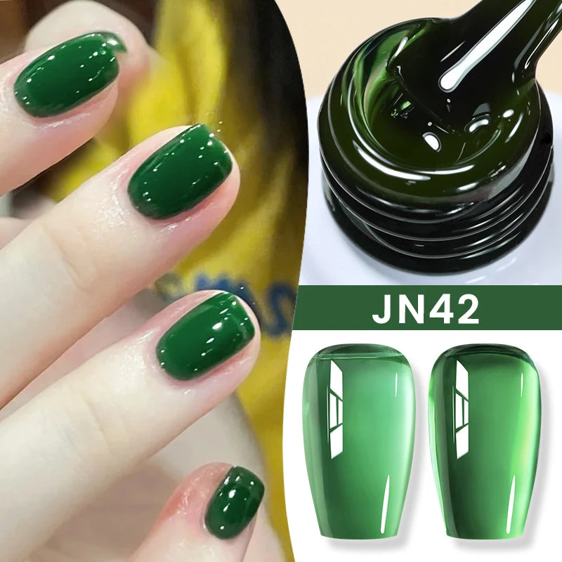 Jelly Nude Gel Nail Polish 10ml - Light Pink Peach UV Cure