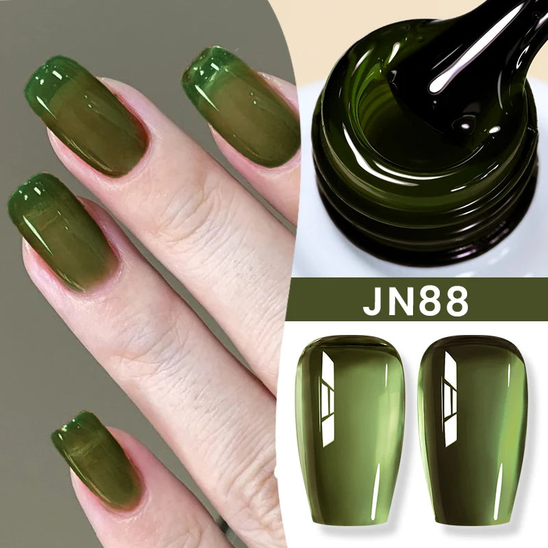 Jelly Nude Gel Nail Polish 10ml - Light Pink Peach UV Cure