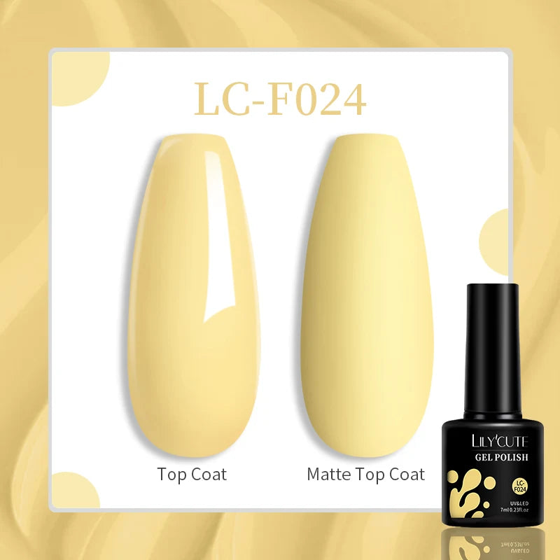 LILYCUTE 8ml Pink Natural Dried Flower Gel Nail Polish Summer Colorful Fairy Series Manicure Painting Soak Off Nail Art UV Gel