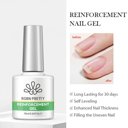 Jelly Nude Gel Nail Polish 10ml - Light Pink Peach UV Cure