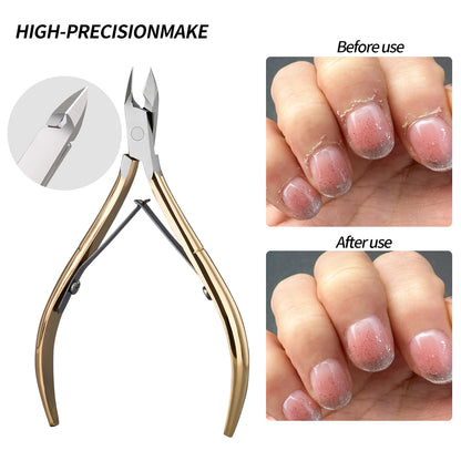 Stainless Steel Cuticle Nipper - Precision Manicure Tool