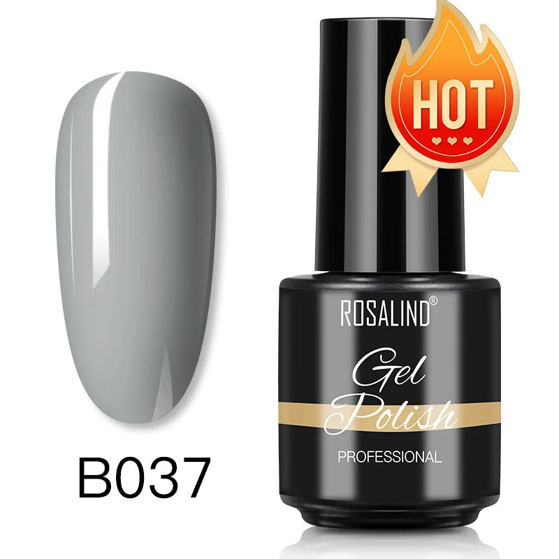 ROSALIND gel nail polish colors For Nail Art Soak Off Semi-permanent UV LED en gel temperature nail polish Christmas nail