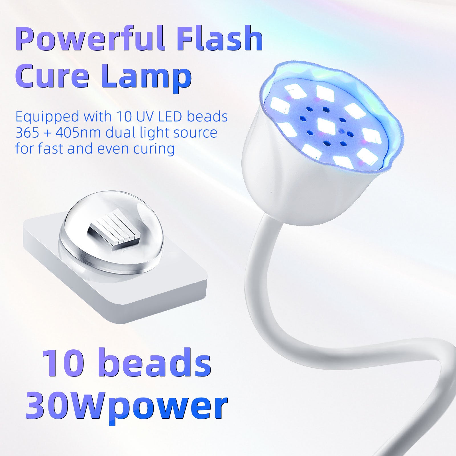 LED Nail Lamp - Portable USB UV Fast Gel Polish Dryer