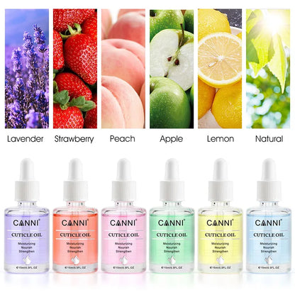 Cuticle Oil: CANNI Cuticle Oil 15ml - 6 Flavors for Deep Moisture