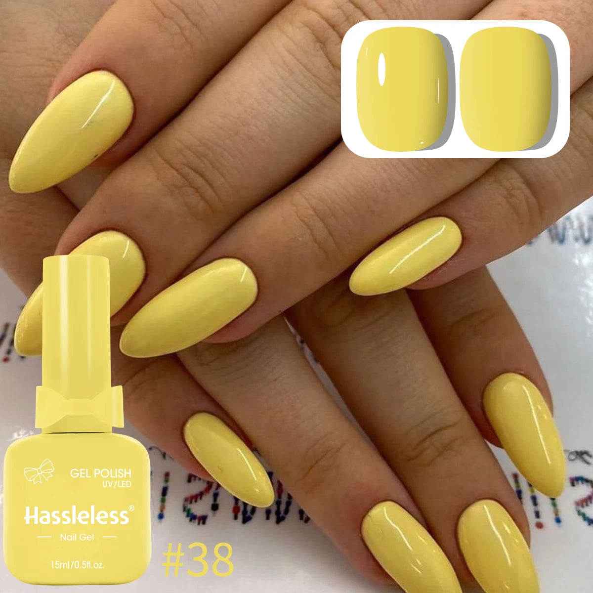 Single-Use 15ml Gel Nail Polish - Easy Home/Salon Manicure