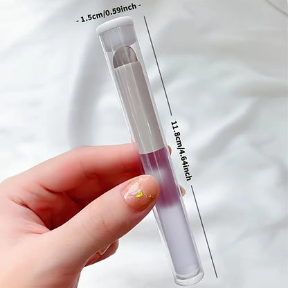 1PC Silicone Nail Art Brush Mini Round Head Soft Gel Pusher Cuticle Cleaner Manicure Dustproof