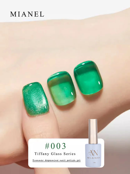 MIANEL Gel Nail Polish 12ML - Candy Glass Finish, 1-10pcs