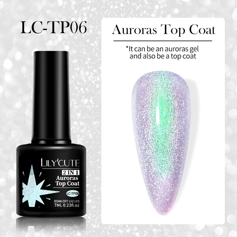 LILYCUTE 7ml Thermal Gel Nail Polish 3 Layers Temperature Color Changing Gel Polish Semi Permanent UV Gel For Nail Art Manicure