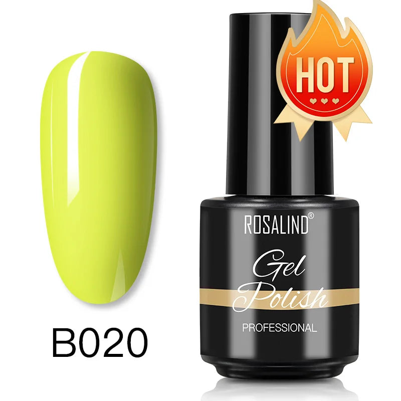 ROSALIND gel nail polish colors For Nail Art Soak Off Semi-permanent UV LED en gel temperature nail polish Christmas nail